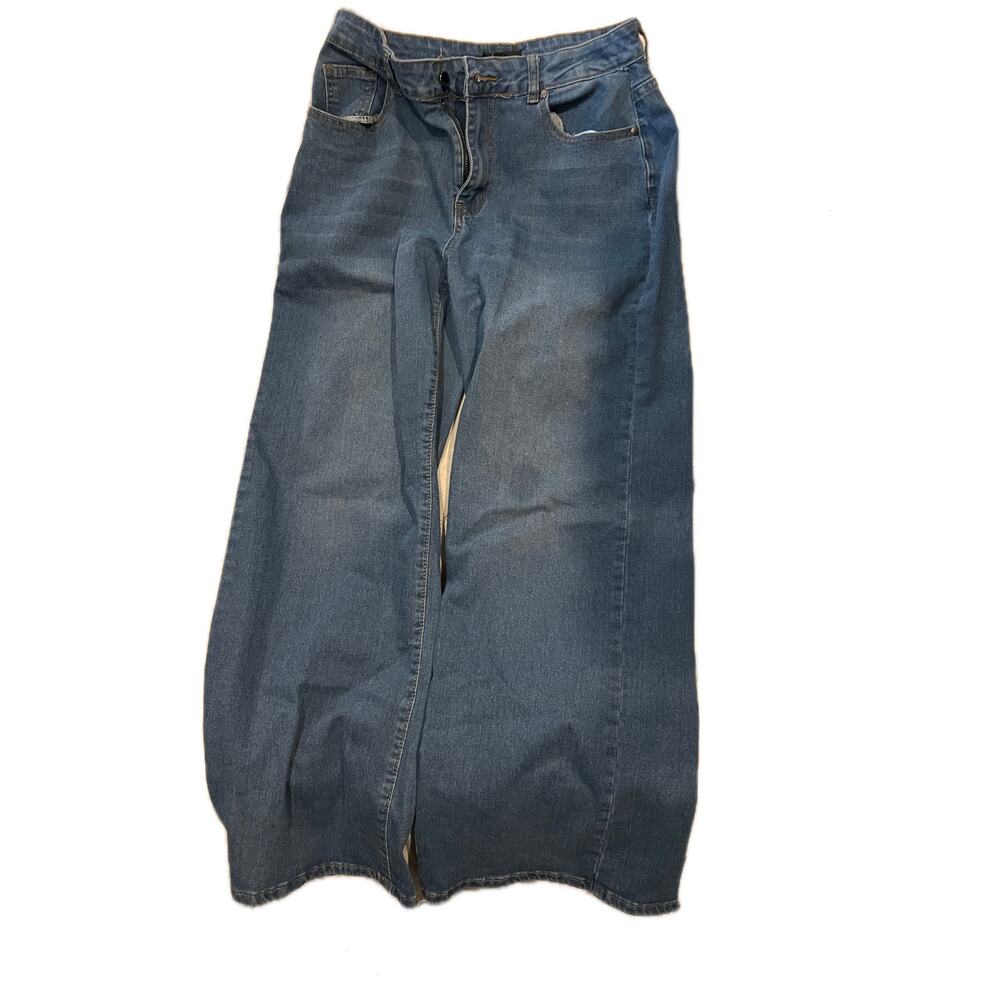 The Style Between Us Baggy Wide Leg Jeans Womans Sz 13